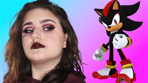 shadow the hedgehog makeup